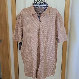 Short Sleeve Dress Shirt by Celino- NWT, xl to xxx
